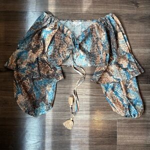 12th Tribe | Tops | 2th Tribe Paloma Wrap Top Clr